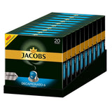 Jacobs Kaffeekapseln Lungo Decaffeinato- Intensität 6, 10er Pack, 10 x 20 Getränke & Kaffeekapseln Lungo Intenso, Intensität 8 af 12, 200 Nespresso®*-kompatibel Kapsel, 10 x 20 Getränke