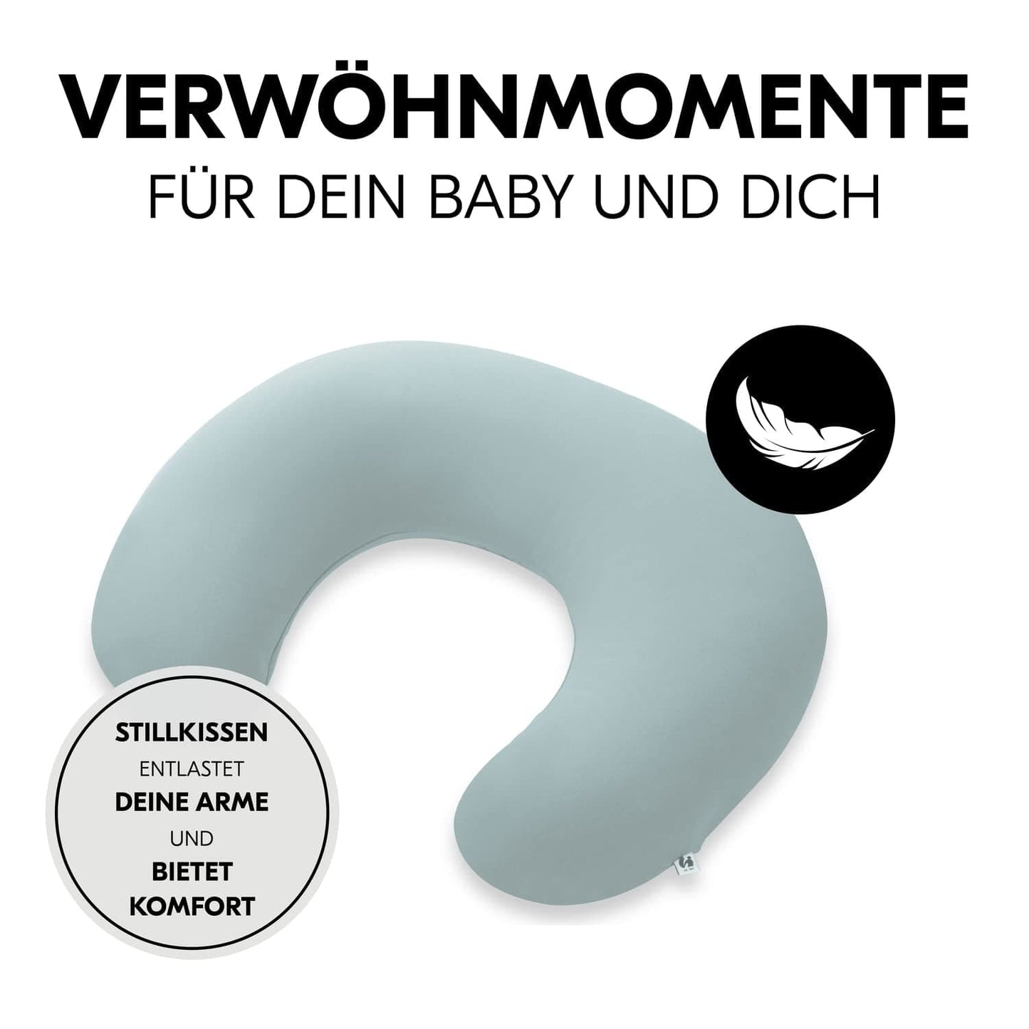 Hauck ammepude til babyer med fyld Tilbehør Mad og pleje Bebe Naty Shop
