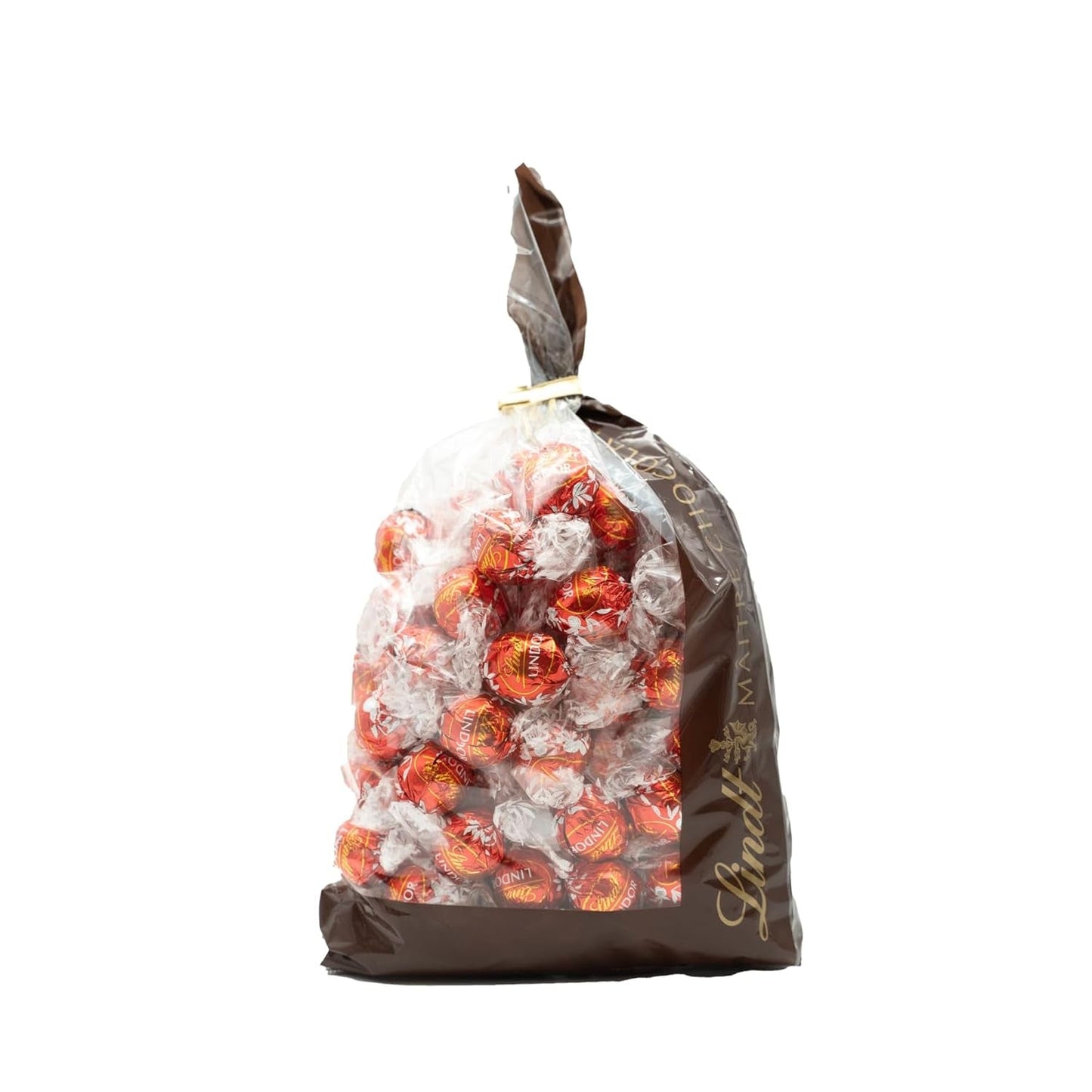 Lindt Chokolade | LINDOR sortiment | 1371g | 110 trøfler i fin chokolade med smelte-i-mund-fyld | Gave af chokolade at dele