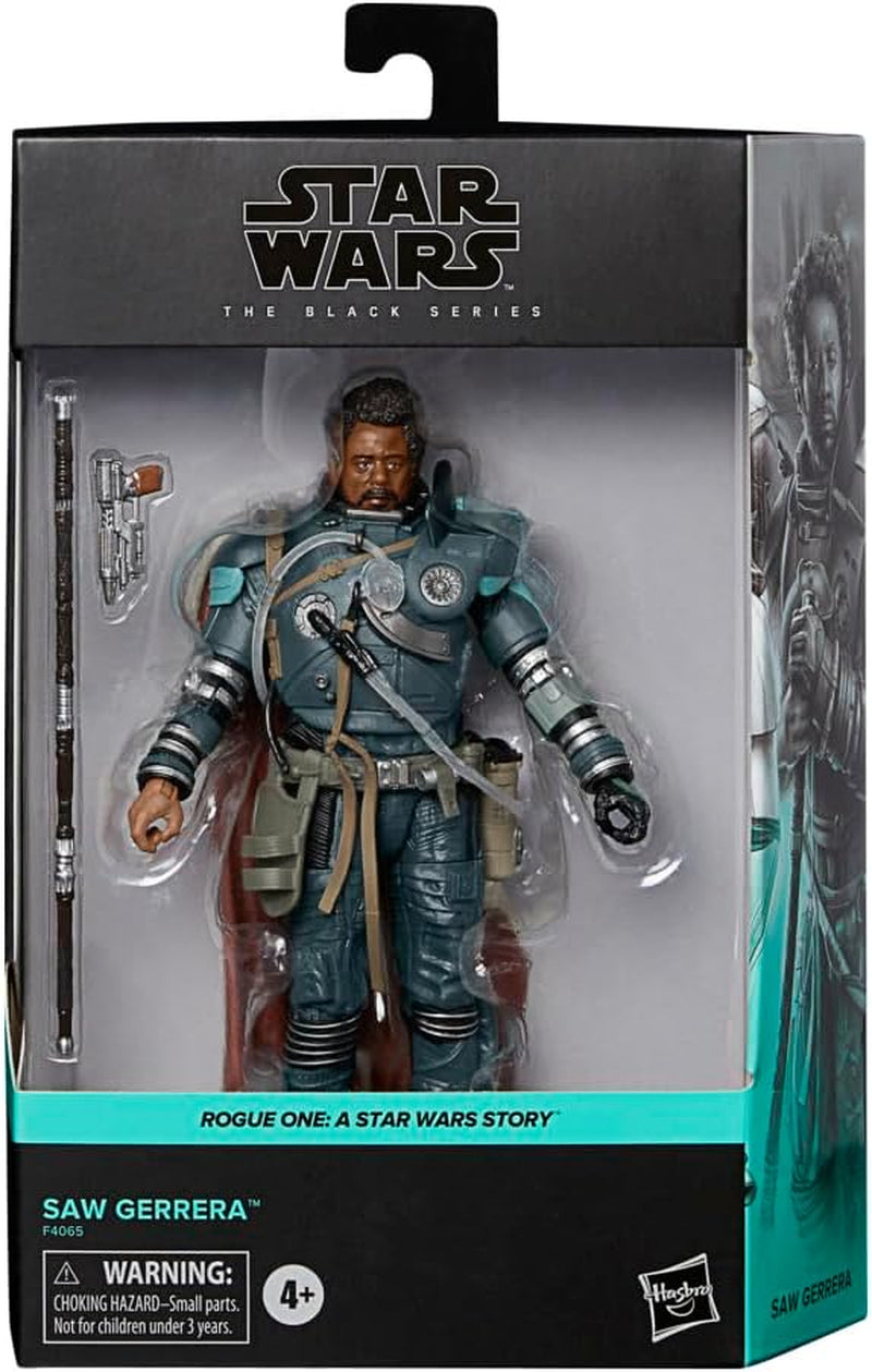 Star Wars The Black Series Saw Gerrera 15 Cm Rogue One: A Collectible Story Stor actionfigur for alderen 4+ Actionfigurer Naty Shop