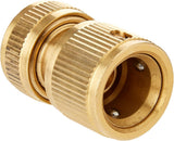Silverline 196506 messing lynkobling med vandstop, 1/2" indvendigt gevind
