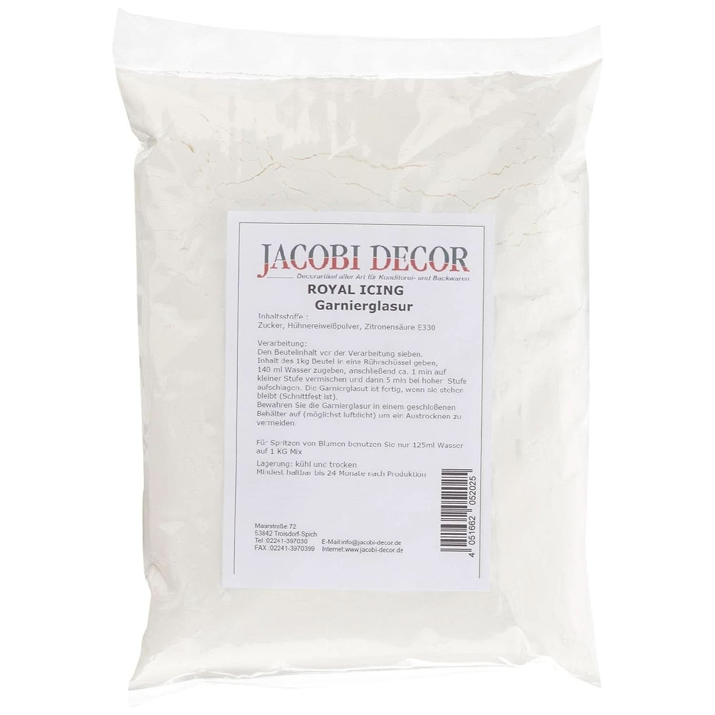 Cake Company Royal Icing, 1 kg, glutenfri glasurer og Decor Naty Shop