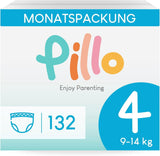 Pillo bleer, str. 7, 84 stk., 4 pakker med 21 bleer hver, str. 7 - XXL (15+ kg) - Babybleer