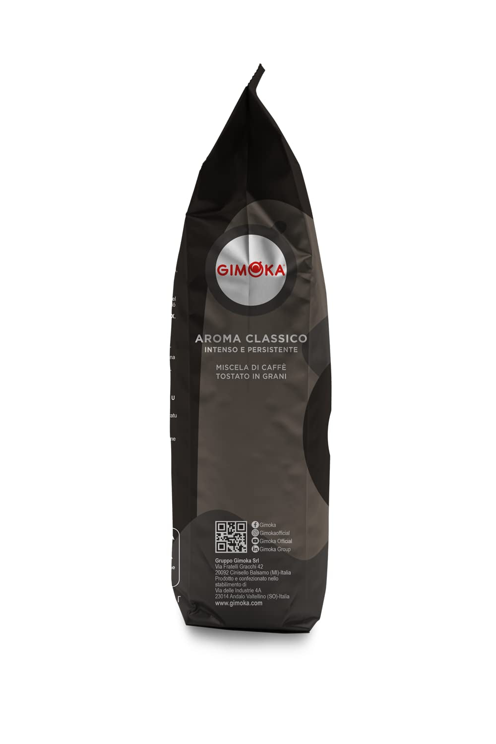 Gimoka – Kaffeebohnen – 1 kg – Klassisk blanding – Intensität 10 – fremstillet i Italien – 1 kg Packung