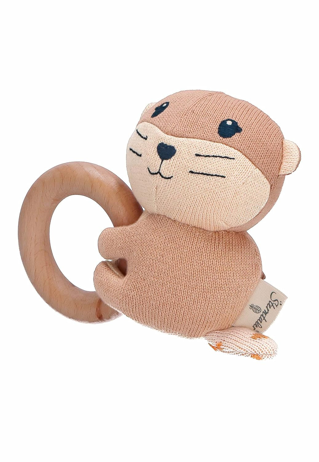 Sterntaler Baby Jungen Greifling Baby Holz Greifling Otti - Babylegetøj, gribelegetøj, gribelegetøj træ gribering til børn - økologisk Bebe Toys Naty Shop