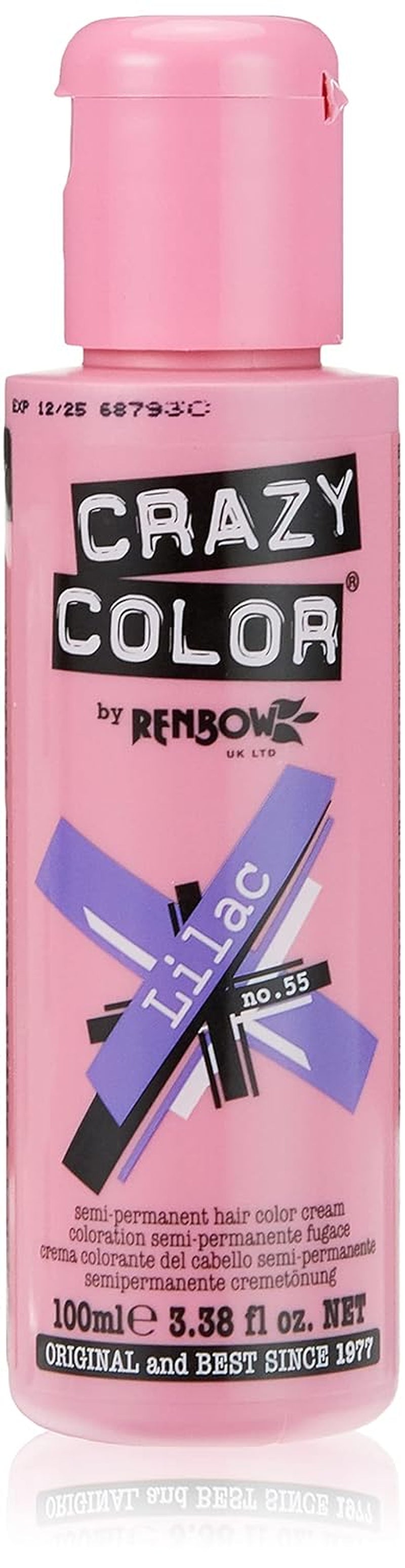 GO TOXIC UV semi-permanent hårfarvecreme, 100 ml (1 pakke) Hårfarve Naty Shop 55 Lila 100 Ml (1 pakke)
