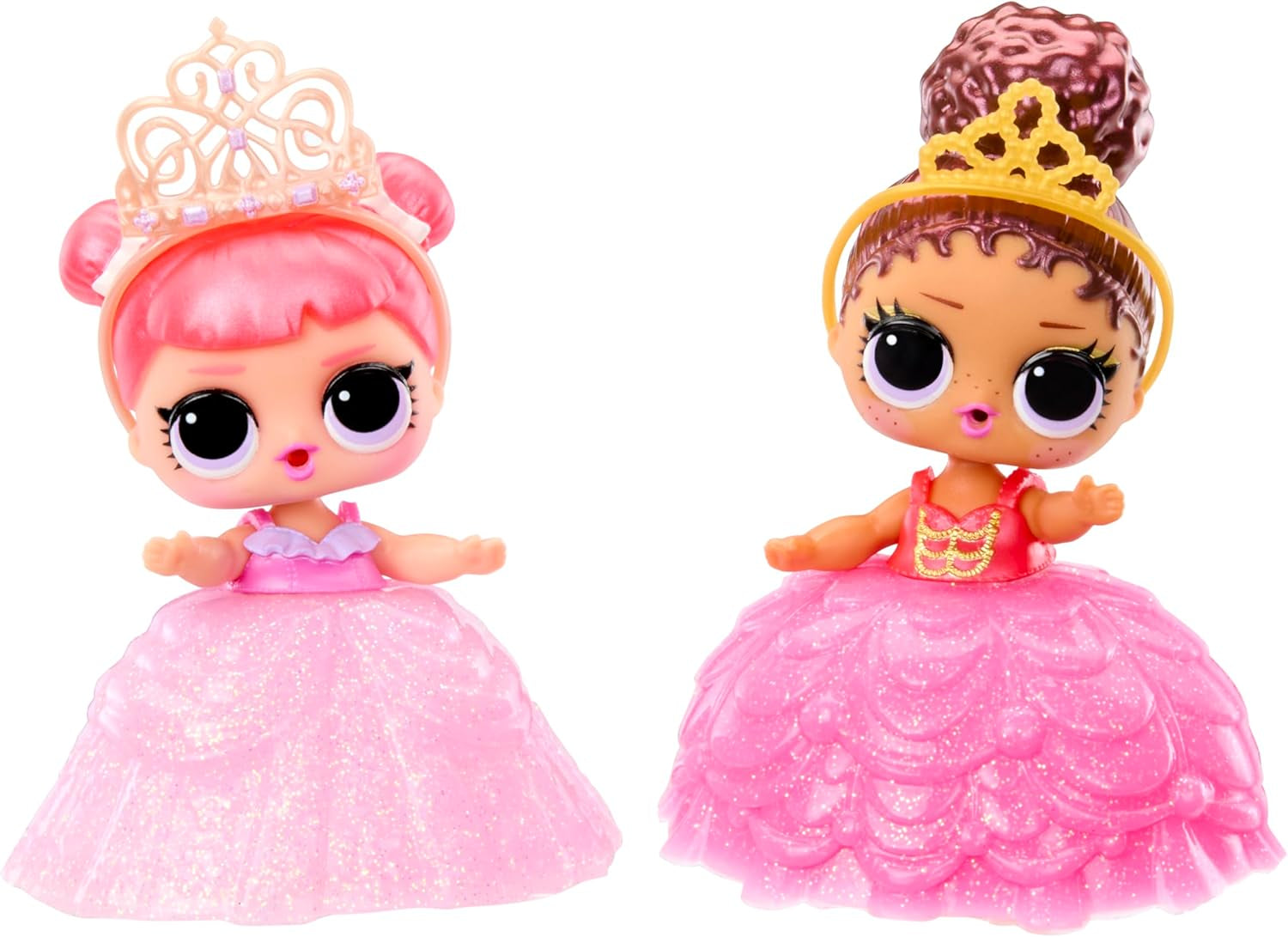 LOL overraskelse! Princess Tots - Inkluderer 1 dukke, pansret emballage, 2 malinger til at skabe en prinsessekjole, 8 dukker til at samle