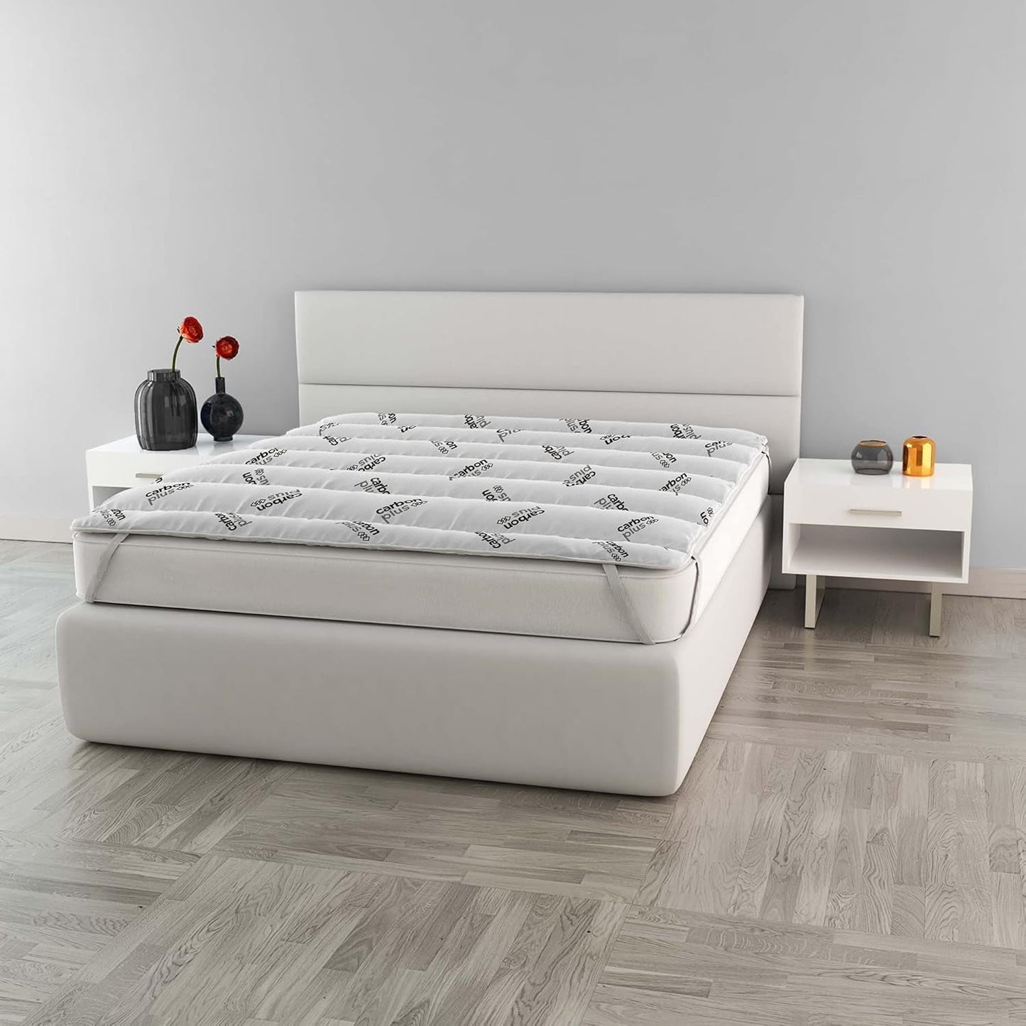 MB Home Italia, Topper, Termokontrol, Dobbelt 160X195 Cm Dyner og dyner Naty Shop Dobbelt 160X195 Cm Charcoal