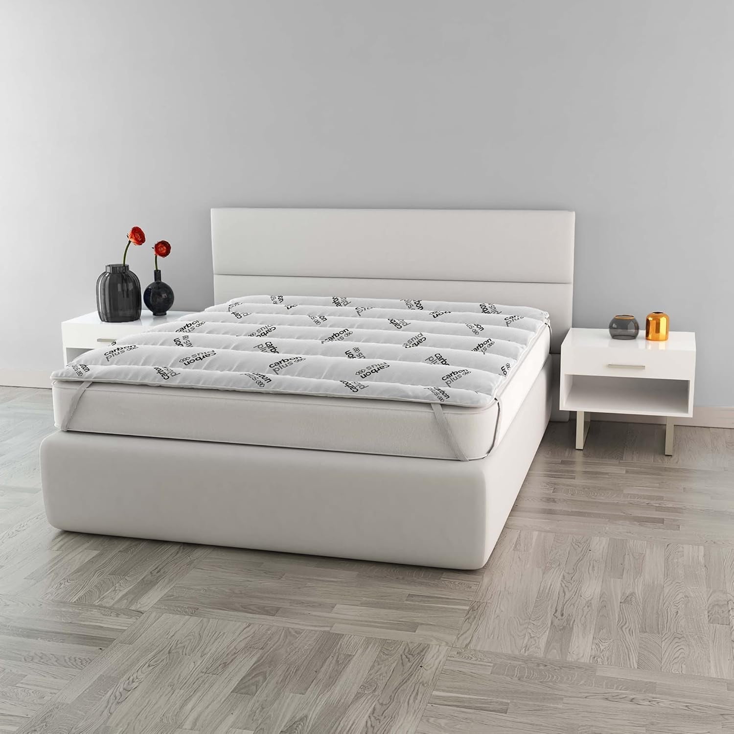 MB Home Italia, Topper, Termokontrol, Dobbelt 160X195 Cm Dyner og dyner Naty Shop Dobbelt 160X195 Cm Charcoal