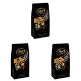 Lindor chokoladekugler 70% ekstra mørk kakao | 137g pose | Ca. 10 kugler fin mørk chokolade med smelte-i-mund-fyld | Gave af chokolade | Chokolade gave