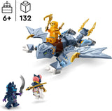 LEGO NINJAGO Riyu The Baby Dragon Dragon Legetøj med 3 minifigurer Ninja-legetøj til 6-årige drenge og piger Actionfyldt gave til børn 71810 Byggesæt Besuche den LEGO-Store