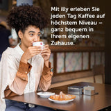 illy, Kompatibel Aluminium-Kaffeekapseln CLASSICO, 100 % Arabica med noter af orange blomster og jasmin, sød smag og sød eftersmag, 10 pakker med 10 kapsler (100 i alt)