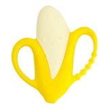 Infantino Lil' Nibbles, tekstureret silikonebider, BPA-fri babybitring, blødt, let at holde, sansestimulering til spædbørn, broccoli
