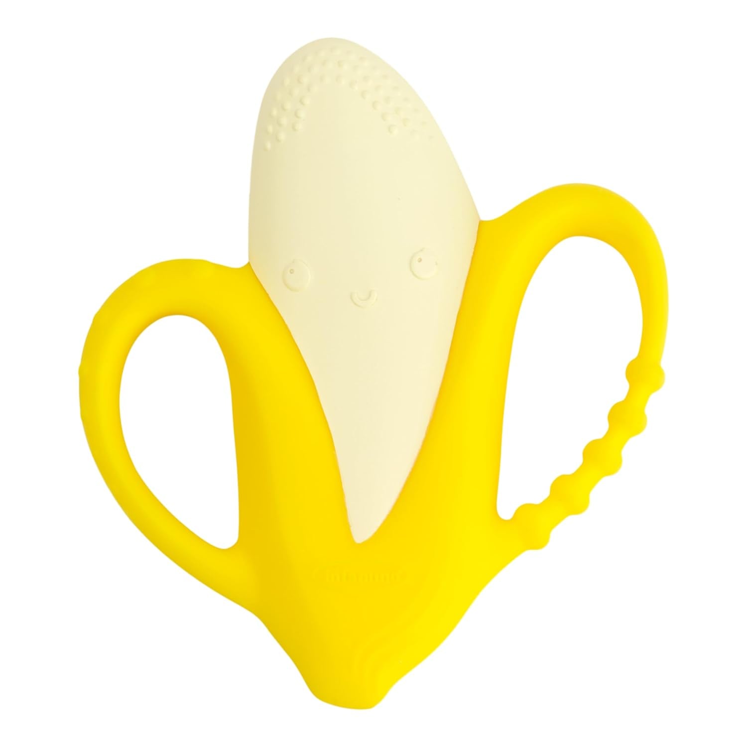 Infantino Lil' Nibbles, tekstureret silikonebider, BPA-fri babybitring, blødt, let at holde, sansestimulering til spædbørn, broccoli