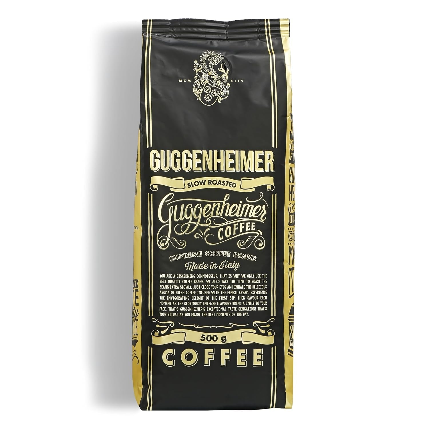 | Prøvepakke kaffebønner 1 kg | Supreme 500g og Gourmet Arabica 500g | Lav surhedsgrad | Fin creme | Den bedste espresso til fuldautomatiske maskiner | Kaffesmagningssæt