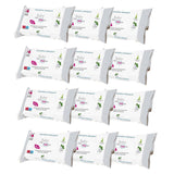 Babyservietter med talkum til følsom hud, alkoholfri, hudvenlig, pH 5,5, let duftende, 1200 Count (12 Pack)
