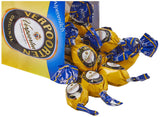 RCP Verpoorten Minis, æggesnapstrøfler, alpin mælkechokolade, flydende fyld, indeholder alkohol, fantastisk gave, 110 g (pakke med 2)