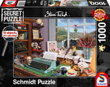 Schmidt Spiele 59920 Ved skrivebordet, 1000 brikker hemmeligt puslespil Naty Shop Standardtitel
