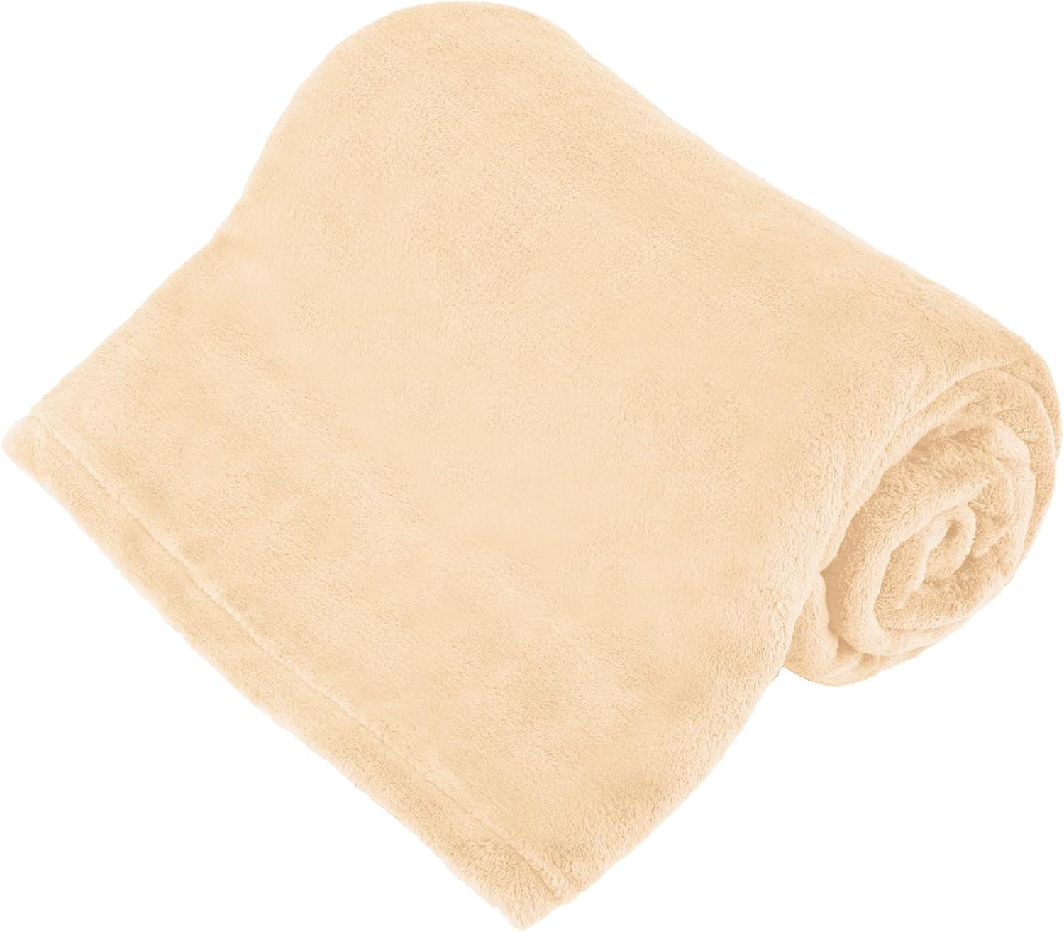 Teesa fleece tæppe 200X220 Cm grå TSA8902-1 Teesa creme senge og tæpper 150 X 200