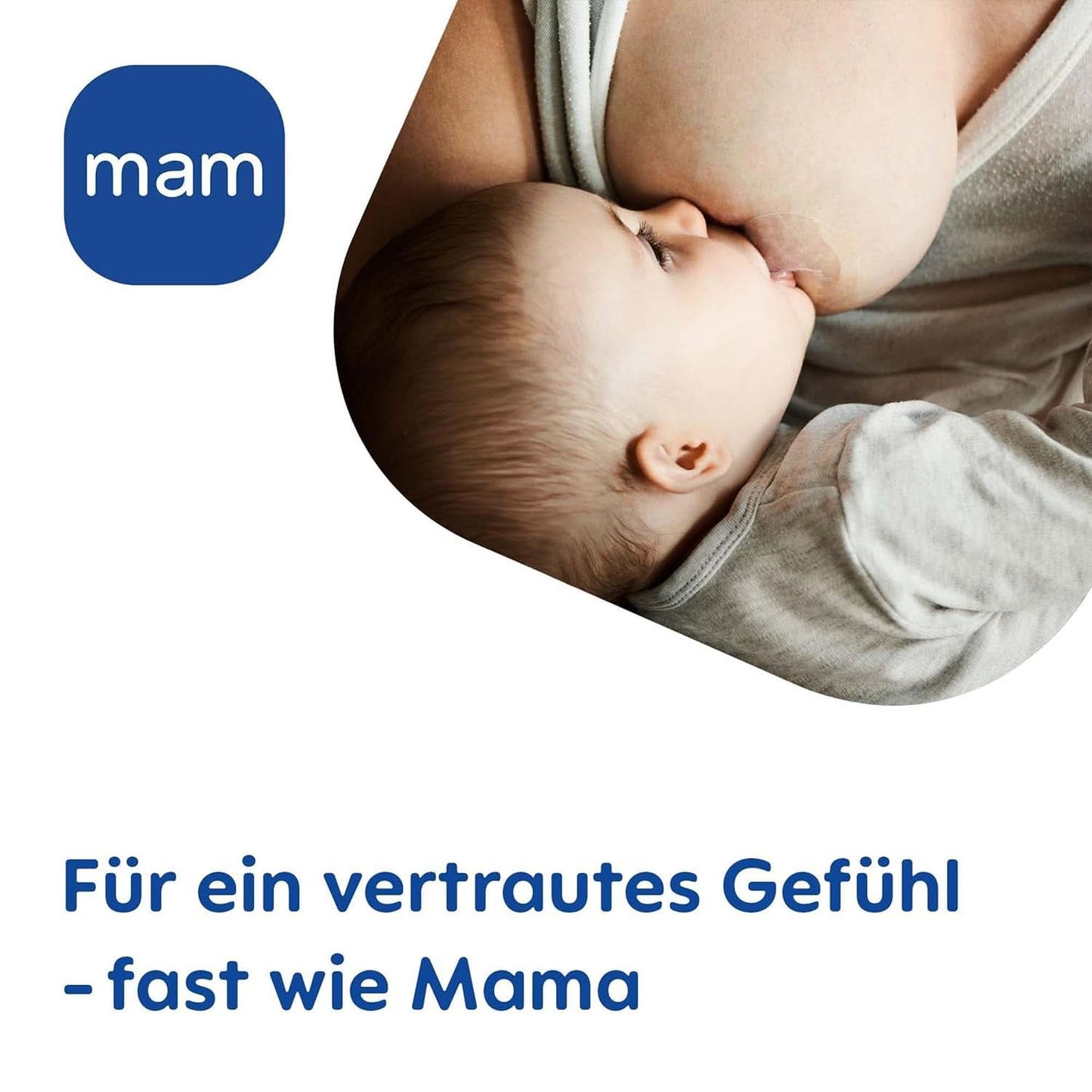 MAM Stillhütchen Größe L (Ø 23 Mm) Im 2Er-Set, Extra Weiche Brusthütchen Zum Schutz Beim Stillen, Brustwarzenschutz Für Maximalen Hautkontakt Zwischen Mutter Und Kind Accessories Mad og Amning Bebe Naty Shop