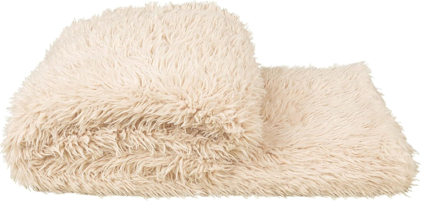 "Zoepritz siden 1828" Fluffy Voluminøst Og Langhåret Faux Fur Tæppe 140X190 Cm 090 Ler "Fra "Zoepritz siden 1828" 203290-090-140X190 090 Beige Senge og Tæpper siden 0828 Beige '9828'