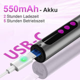 Trådløs elektrisk neglefil - 35000 RPM til gelnegle, 12 i 1 professionel negle- og akrylfil, 5-trins manicure- og pedicuresæt