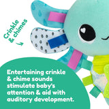 LAMAZE Alise Axolotl - Clip & Go klapvognslegetøj - sanselegetøj til babyer - 0-6 måneders tidligt læringslegetøj - ekspertdesignet til nyfødte - Babyshowergaver Bebe Naty Shop legetøj