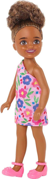 Barbie Chelsea Club – HGT07 – 15 cm artikuleret blandet race pige Pink Flower Doll