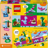 LEGO Classic Creative Dinosaurs byggesæt med dyremodeller og figurer lavet af klodser, fantasifuld legeoplevelse, gave til drenge og piger på 5 år, inklusive T.Rex og Triceratops 11041 byggesæt Besuche den LEGO-Store