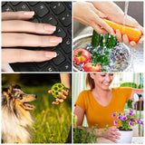 360 stykker franske kunstige negle Medium rektangel falske negle med falsk neglefil Naturlige tips DIY Tryk på for damer og kvinder