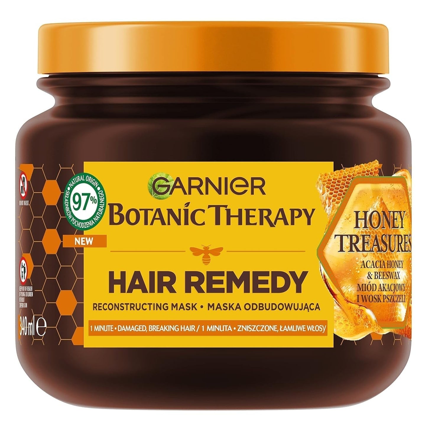 Garnier Botanic Therapy Honey Treasures Hair Mask 340ml Naty Shop Hair Mask Standard titel