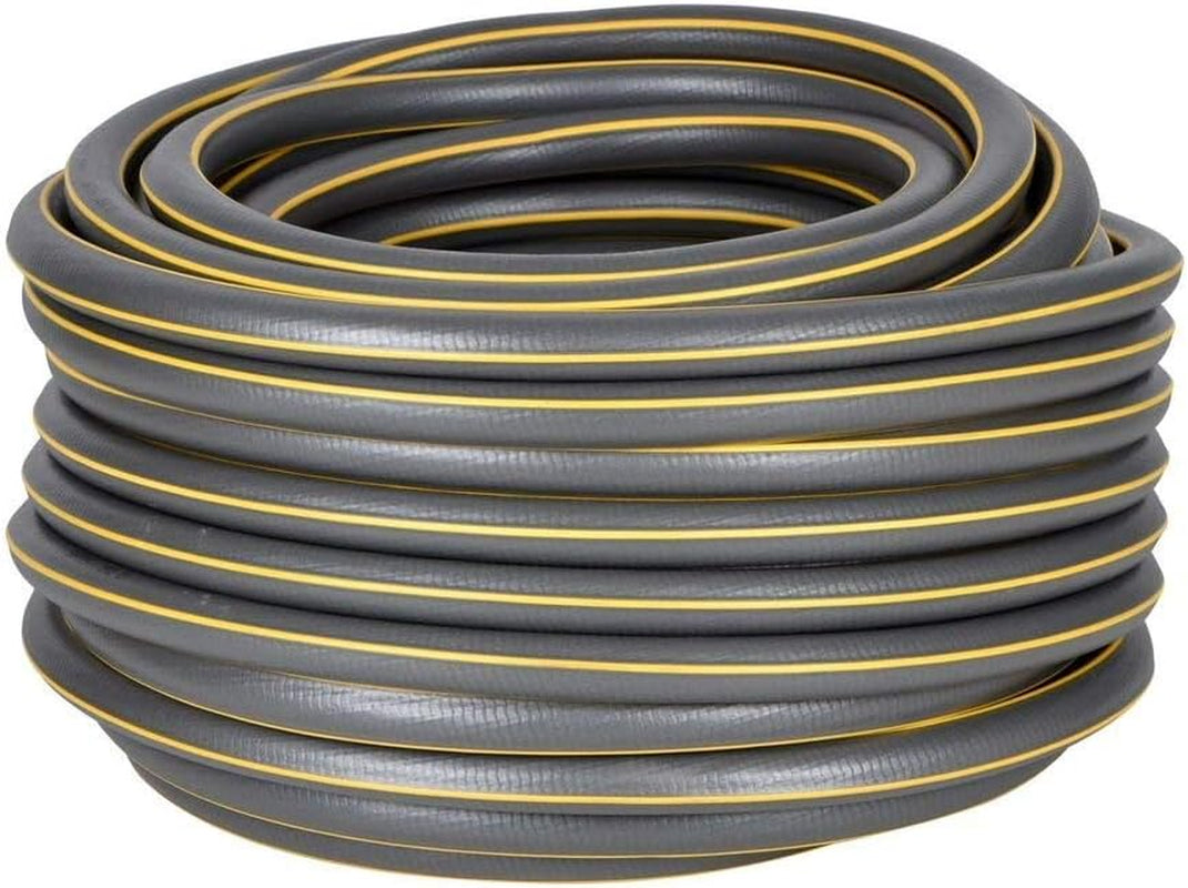 HOZELOCK - Haveslange Ultramax Ø 12,5 mm (1/2") 15 m: Robust, vejrbestandig haveslange, forhindrer vridning, bøjning og knusning, lavet af 40 % genanvendt PVC [116240], Grå