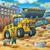 Ravensburger Puslespil til børn - 09226 Store entreprenørkøretøjer - Puslespil til børn over 5 år, med 3X49 brikker Puslespil Naty Shop