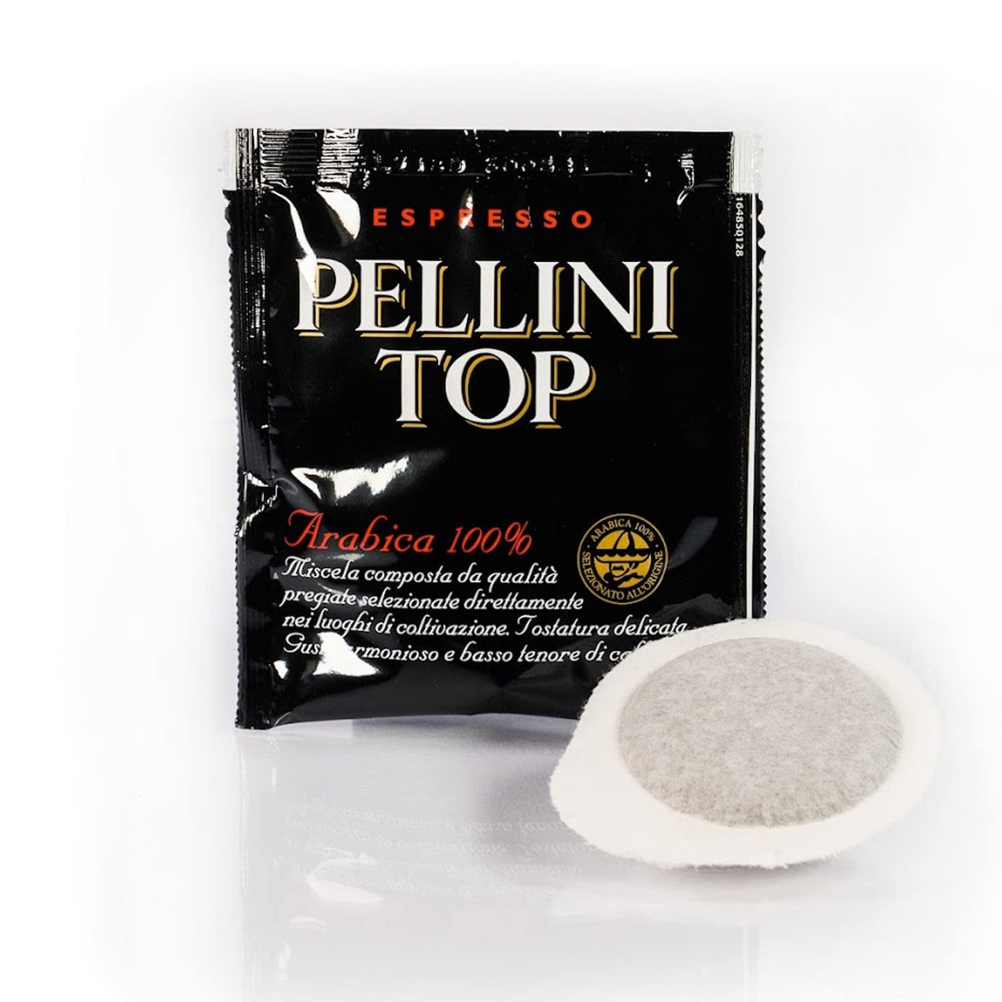 Pellini Caffè, Espresso Pellini Top 100% Arabica - 6 pakker med 18 puder (6x126 g, i alt 108 puder)
