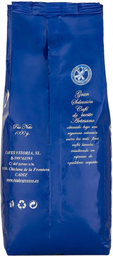 Koffeinfri kaffebønner 1 kg naturlig 100% - Espresso Intens smag fra Colombia og Brasilien.