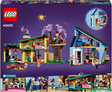 LEGO Friends Olly og Paisley Family House, Dukkehus med figurer og tilbehør, To-etagers hus og træhyttesæt, kreativ gave til piger og drenge 7+ 42620 Byggesæt Besuche den LEGO-Store