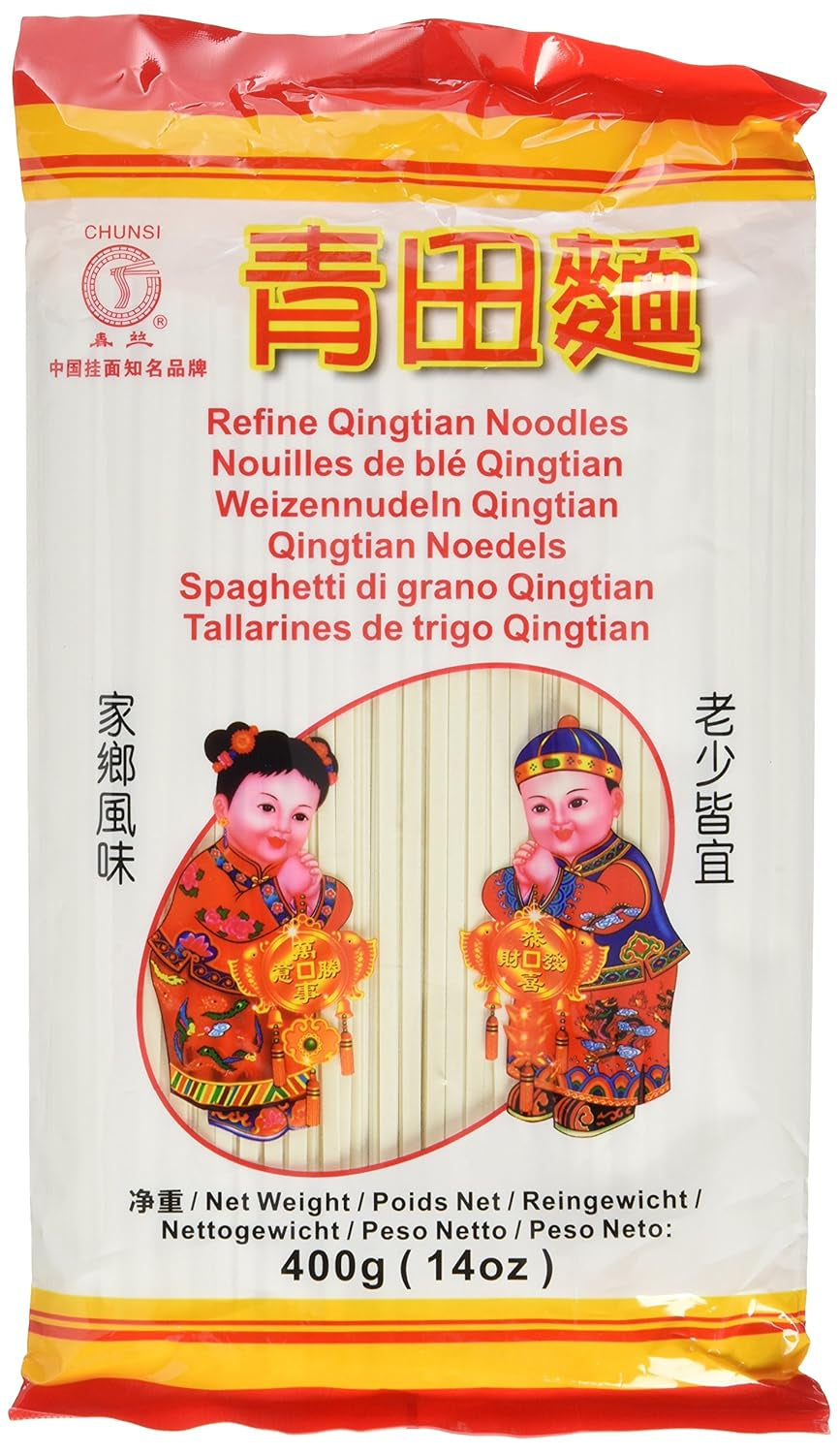 Hvedenudler (Qingtian), pakke med 6 (6 pakker x 400 g)