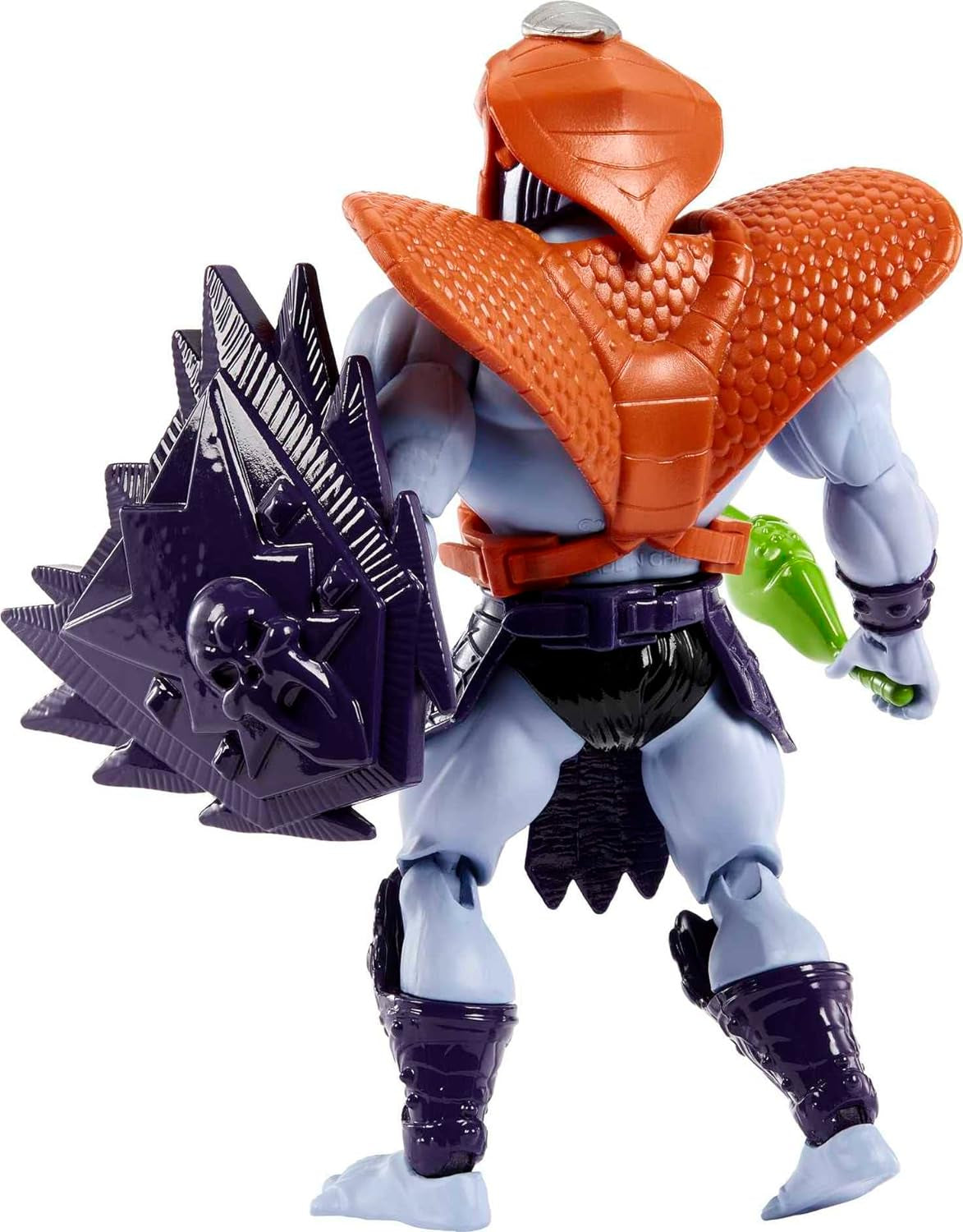 MASTERS of the UNIVERSE Snake Armor Skelet - 16 bevægelige led, retro emballage, mini tegneserie, for børn 6+ og voksne samlere, HKM68 Action Figures Naty Shop