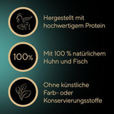 SHEBA-fileter Voksen Katzenfutter i Sauce med Kylling, Hochseefisch og Garnelen 16 x 60 g Shell