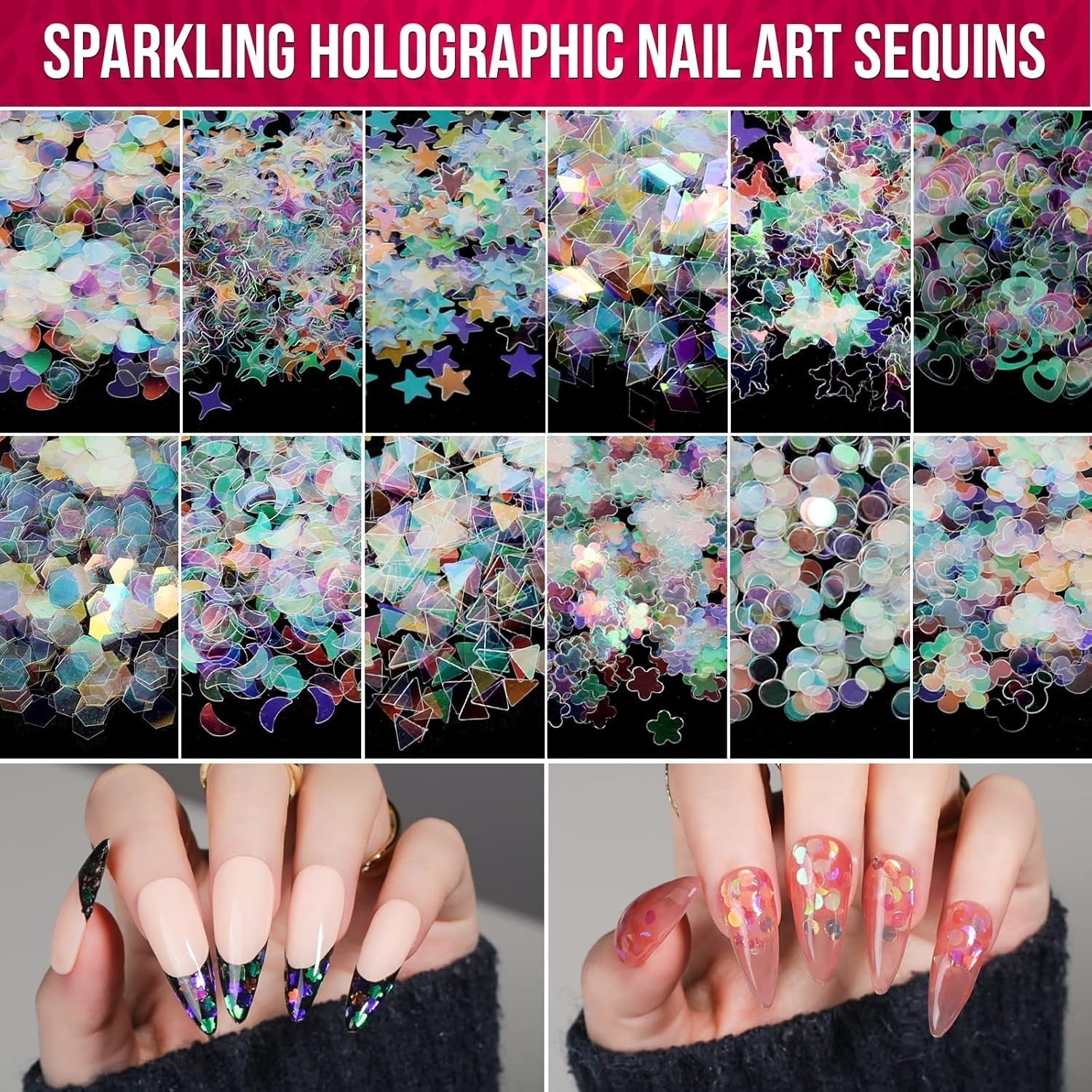 FANDAMEI Nail Art Brush Set, 15 Stücke Pinsel Für Gelnägel Nagel Pinsel, 5 Stücke Dotted Pen, 10 Rolle Streifenband Nägel, Strasssteine ​​​​Nägel, Ultra Dünn Nagel Paillettes Für Nagelkunst Maniküre Set