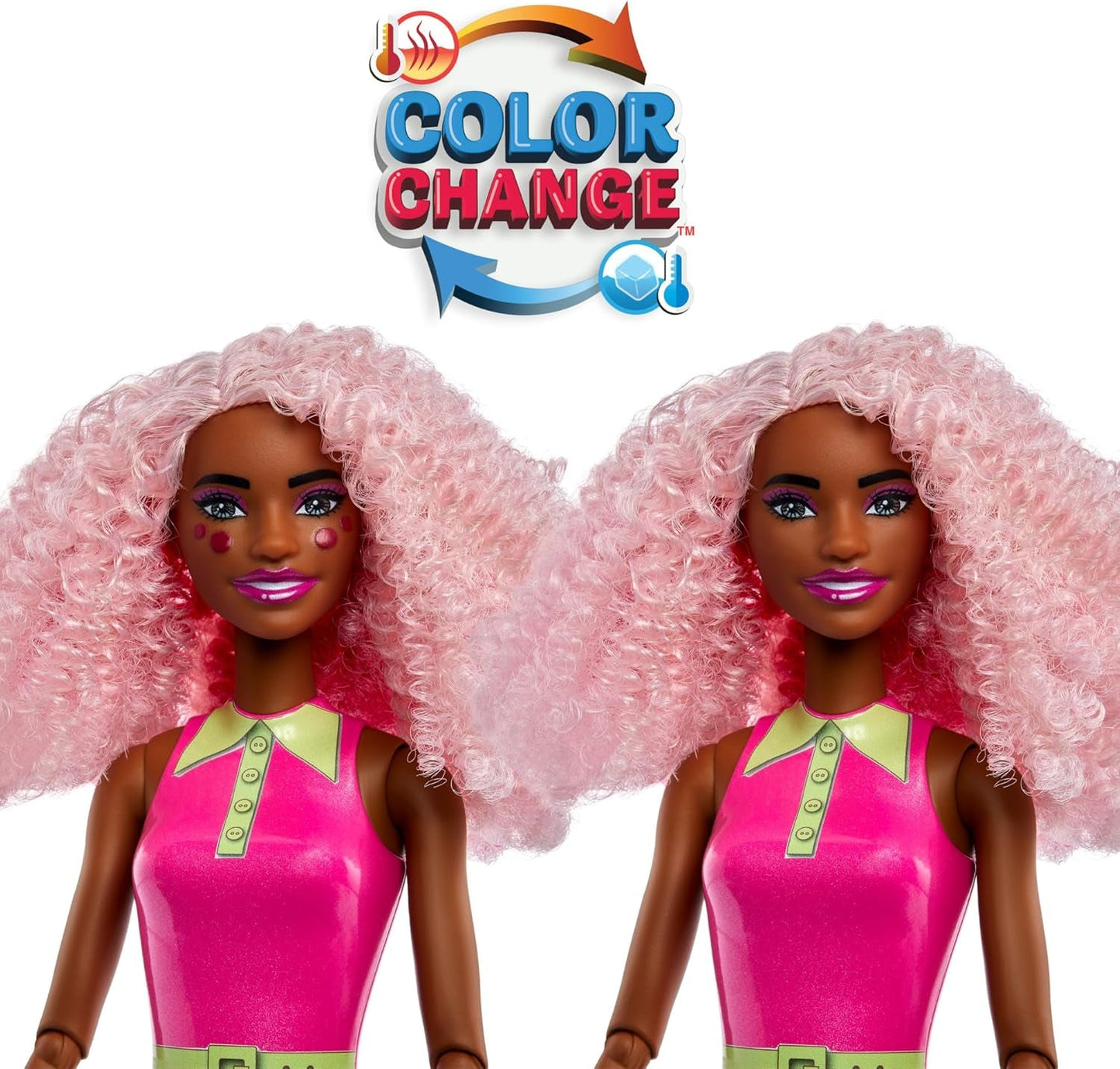 Barbie Pop Reveal Bubble Tea-dukke og tilbehør, duftende Berry Bliss-modedukke med kæledyr, 8 overraskelser, inkluderer farveskifter, opbevaringskop, HTJ20