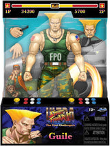Jada Toys Street Fighter Figur Guile (15 Cm) - Street Fighter 2: The Final Challengers samleobjekt bevægelig actionfigur med alternativt hoved, hænder og tilbehør, alder 13+ Actionfigurer Naty Shop