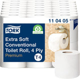 Toiletpapir Tork Small Roll White T4, Advanced, 2-lags, 48 ​​× 200 ark, 472161