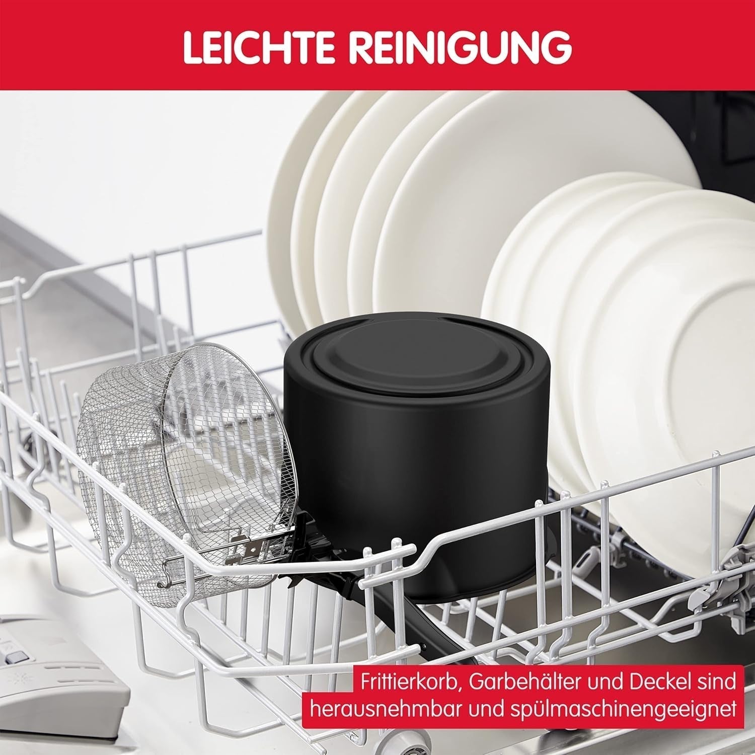 Frituregryde AM4800 Mega 2Kg, oliefrituregryde, lugtfilter, 1800 W Hvidevarer Naty Shop