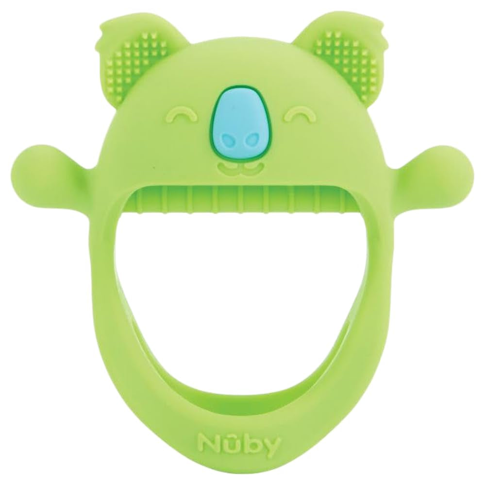 Nuby tandhandsker - Silikone | Koala børnelegetøj | Sanselegetøj | 3+ måneder