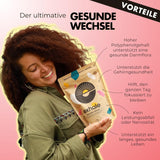 EXHALE Bio GANZE BOHNEN – Dunkel Gerösteter Kaffee – 450g Packung – Mykotoxinfrei & Geeignet für Bulletproof Coffee – Single Origin og 100% Arabica Bohnen