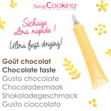 Scrapcooking - Pastel Yellow Sugar Pen - Gul skrivesukker 25g - Dekorativ spisesukkerpen - Skrivning og tegning - Mærkning af fondant, glasur, kager - 6804