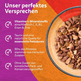 WHISKAS Duo-poser til vådfoderportioner, multipakke, klassisk kombination i gelé, 12 x 85 g