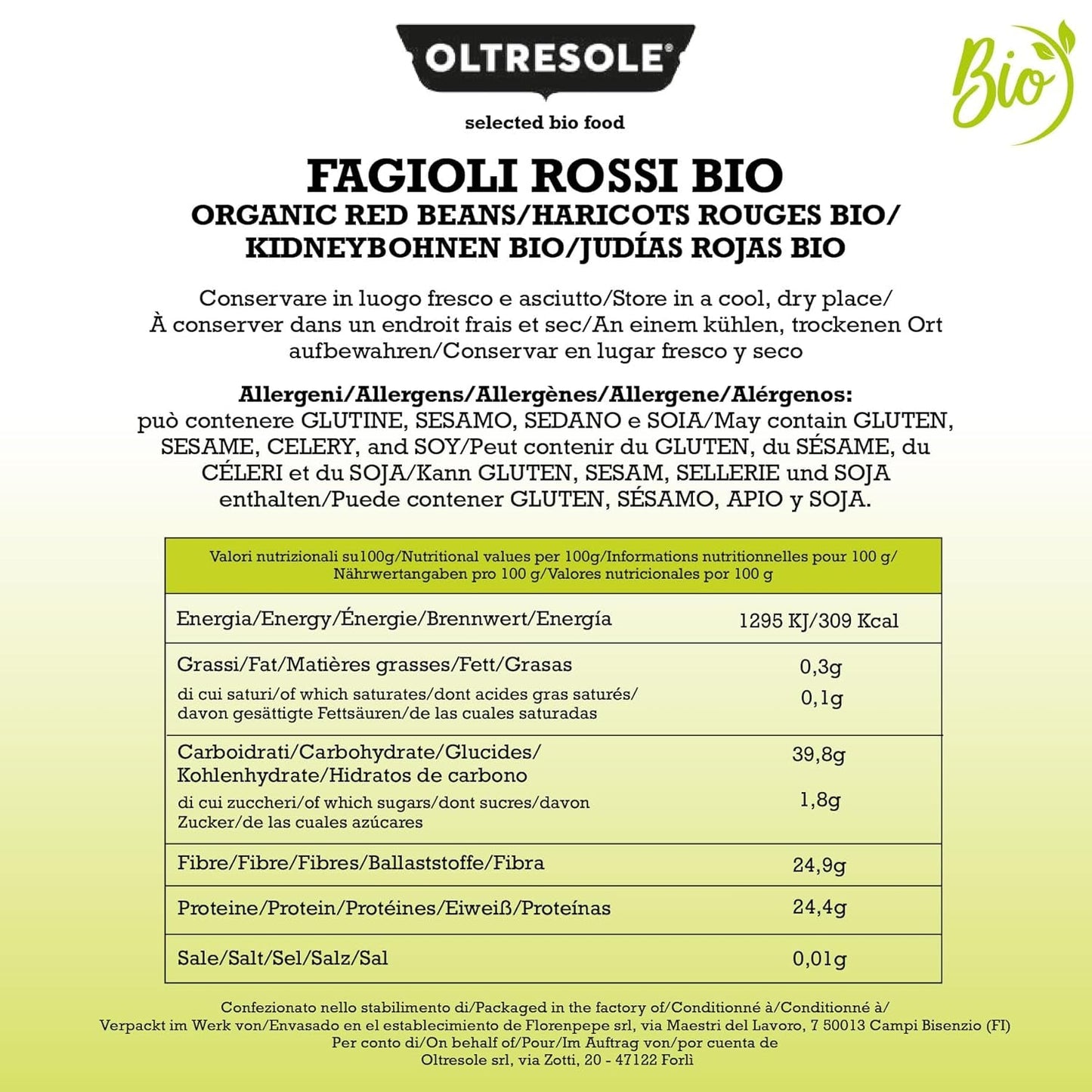 Økologiske røde bønner 1 kg, tørrede økologiske bælgfrugter fra kontrollerede afgrøder, rig på protein og mineraler, ideel til kaloriefattige, veganske og vegetariske diæter