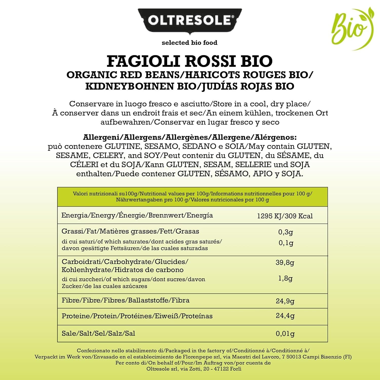 Økologiske røde bønner 1 kg, tørrede økologiske bælgfrugter fra kontrollerede afgrøder, rig på protein og mineraler, ideel til kaloriefattige, veganske og vegetariske diæter